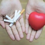 cigarette main coeur